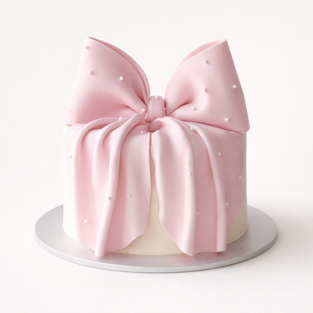 Ribbon Bow Cake