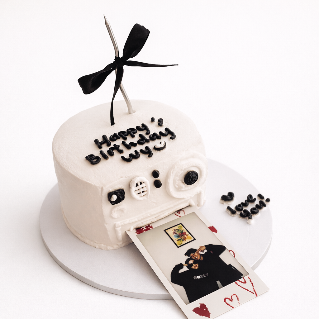 Polaroid Print Cake