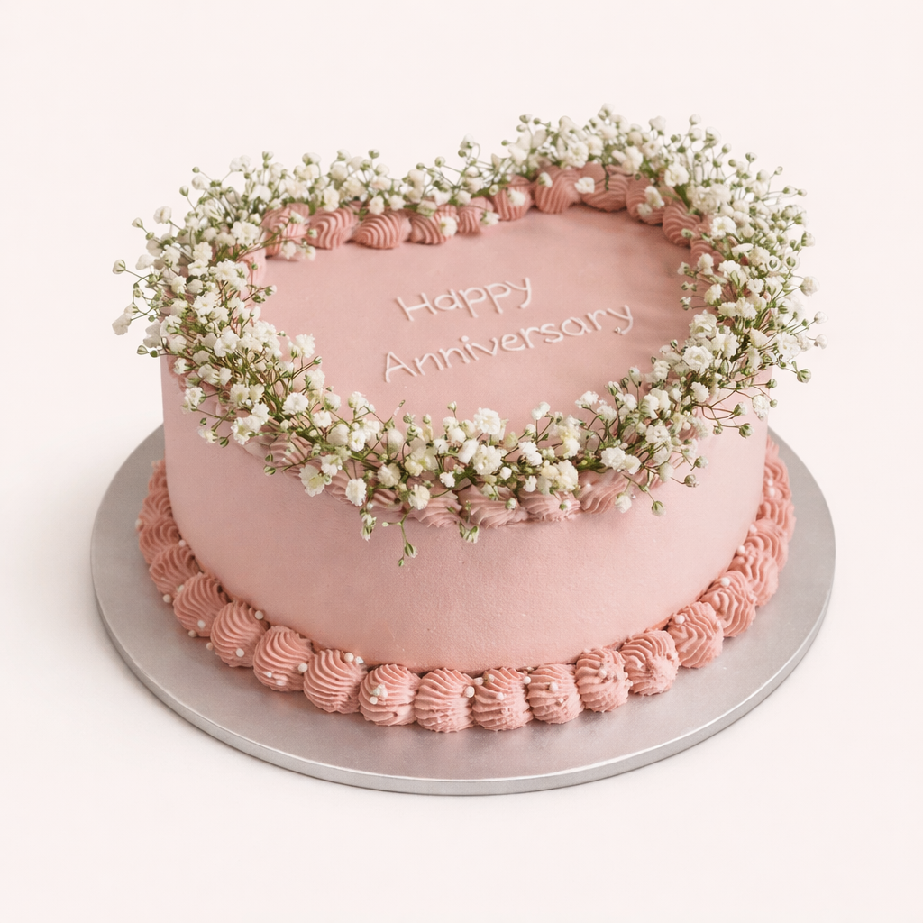 Little White Flower Cake