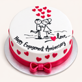 Love Story Cake
