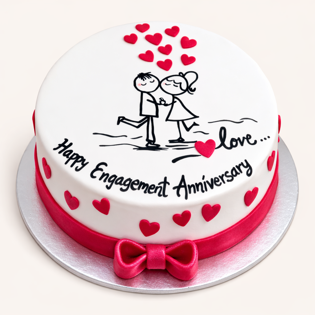 Love Story Cake