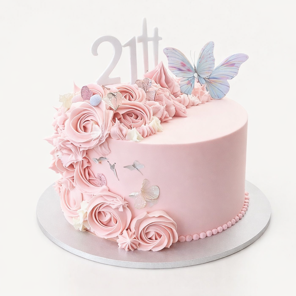 Butterfly Bloom Cake
