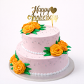 Golden Bloom Cake