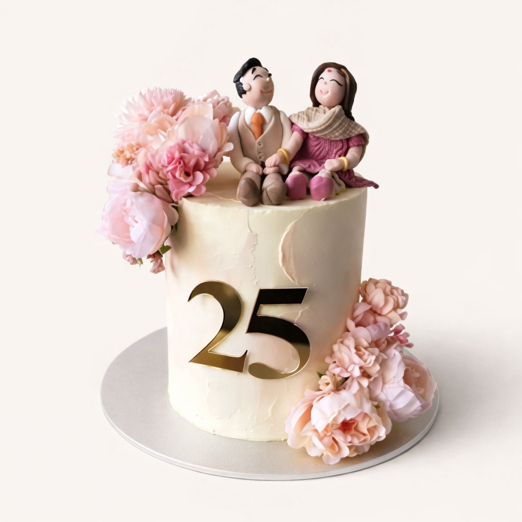 Silver Jubilee Cake