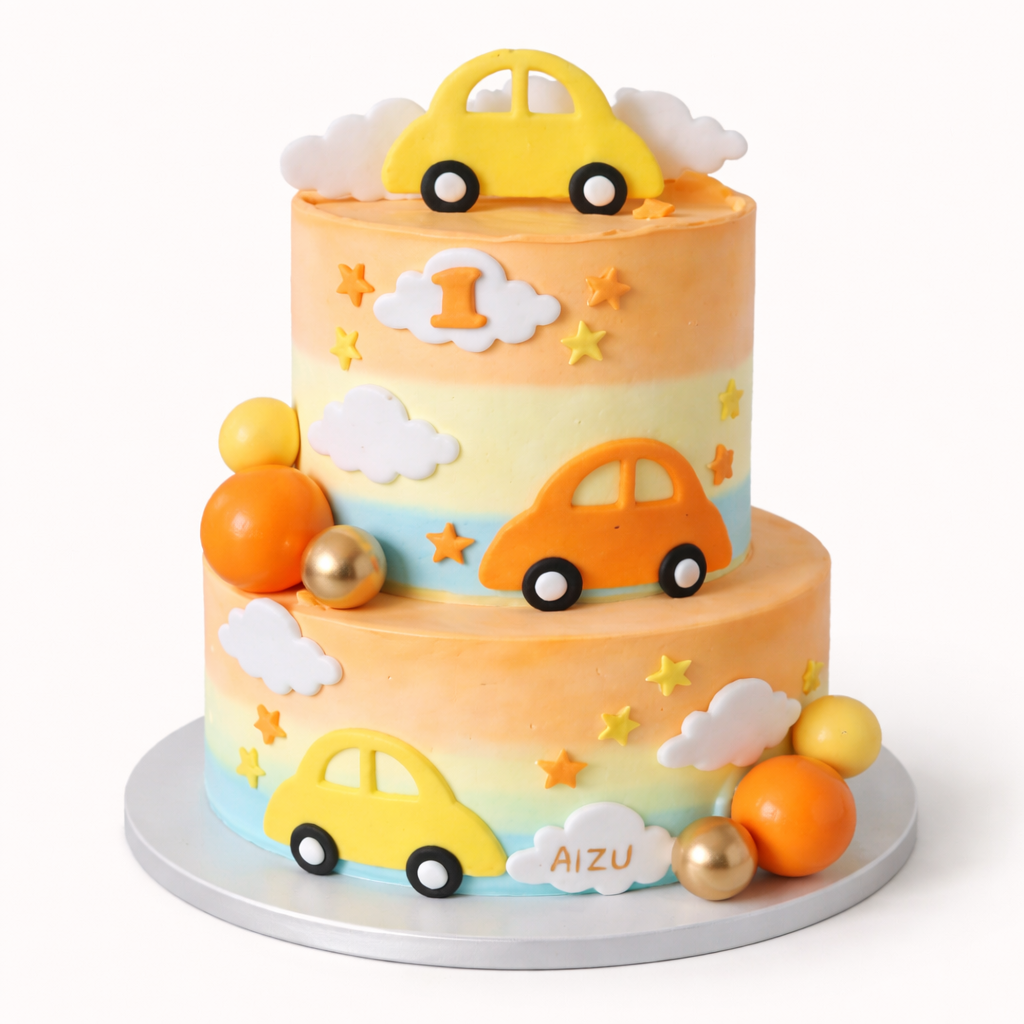 Rainbow Ride Cake