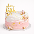 Pink Butterfly Elegance Cake