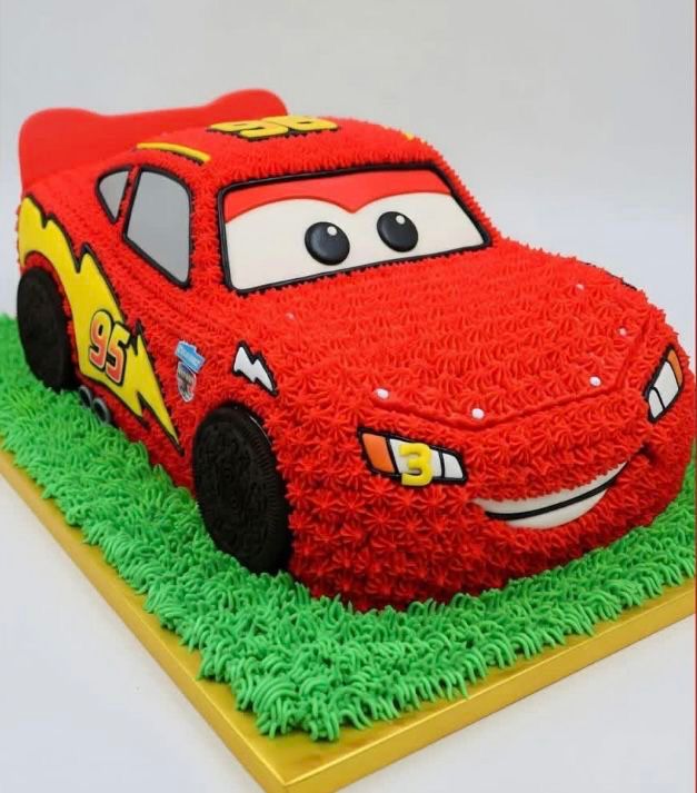 Speedster Race Car Cake