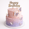 Ombre Butterfly Cake