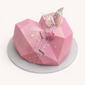 Blush Heart Cake