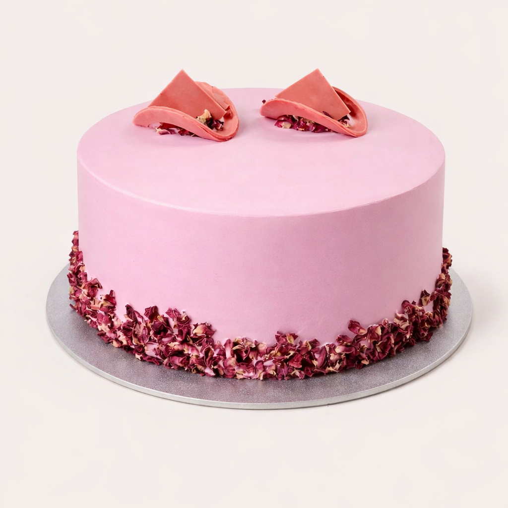 Gulkand Malai Cake