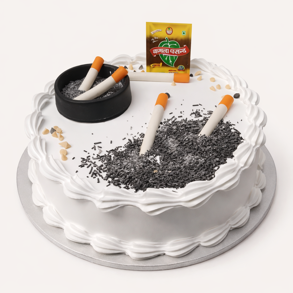 Smoking Theme Cake