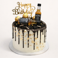 Midnight Gold Indulgence Alcohol Cake