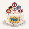 Superhero Party Cake