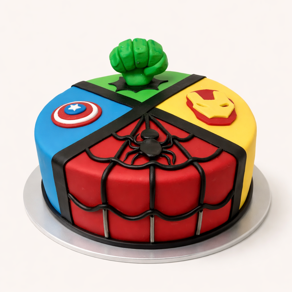 Superhero Power Theme Cake