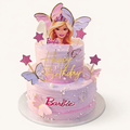 Barbie Butterfly Cake