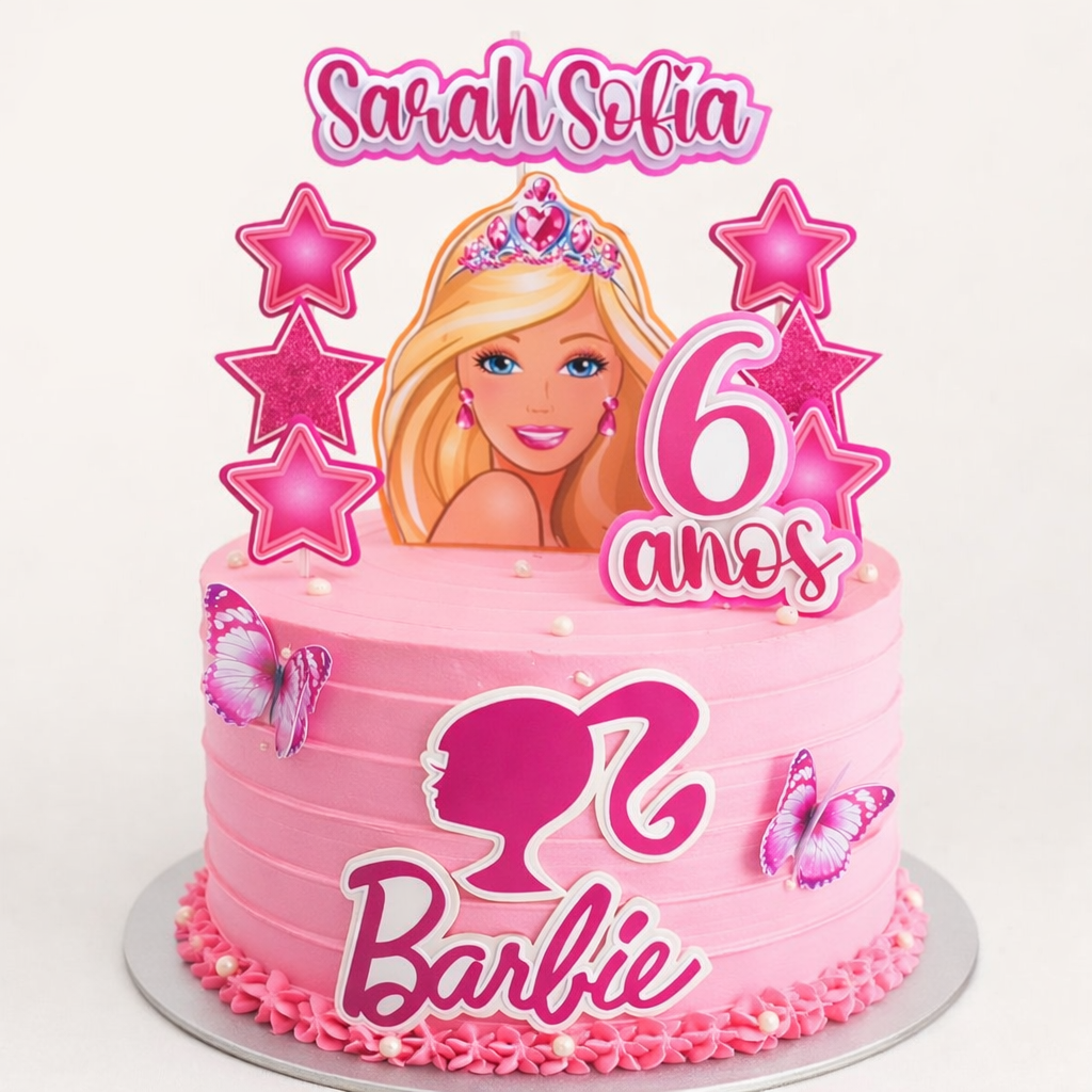 Barbie Theme Cake