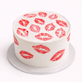 Kiss Print Cake