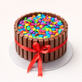 Chocolate Candy Surprise Cake