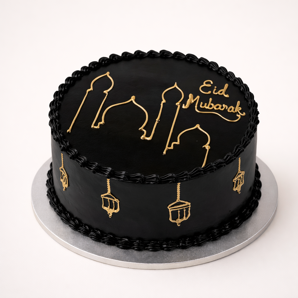 Eid Noir Elegance Cake