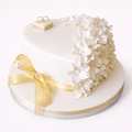 Golden Promise Engagement Cake