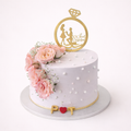 Elegant Proposal Rose Cake