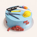 Builder's Tools Theme Cake