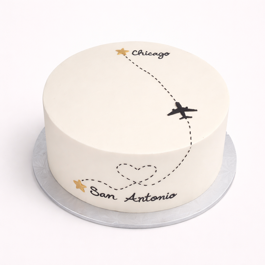 Bon Voyage Farewell Cake