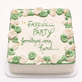Goodbye and Good Luck Cake