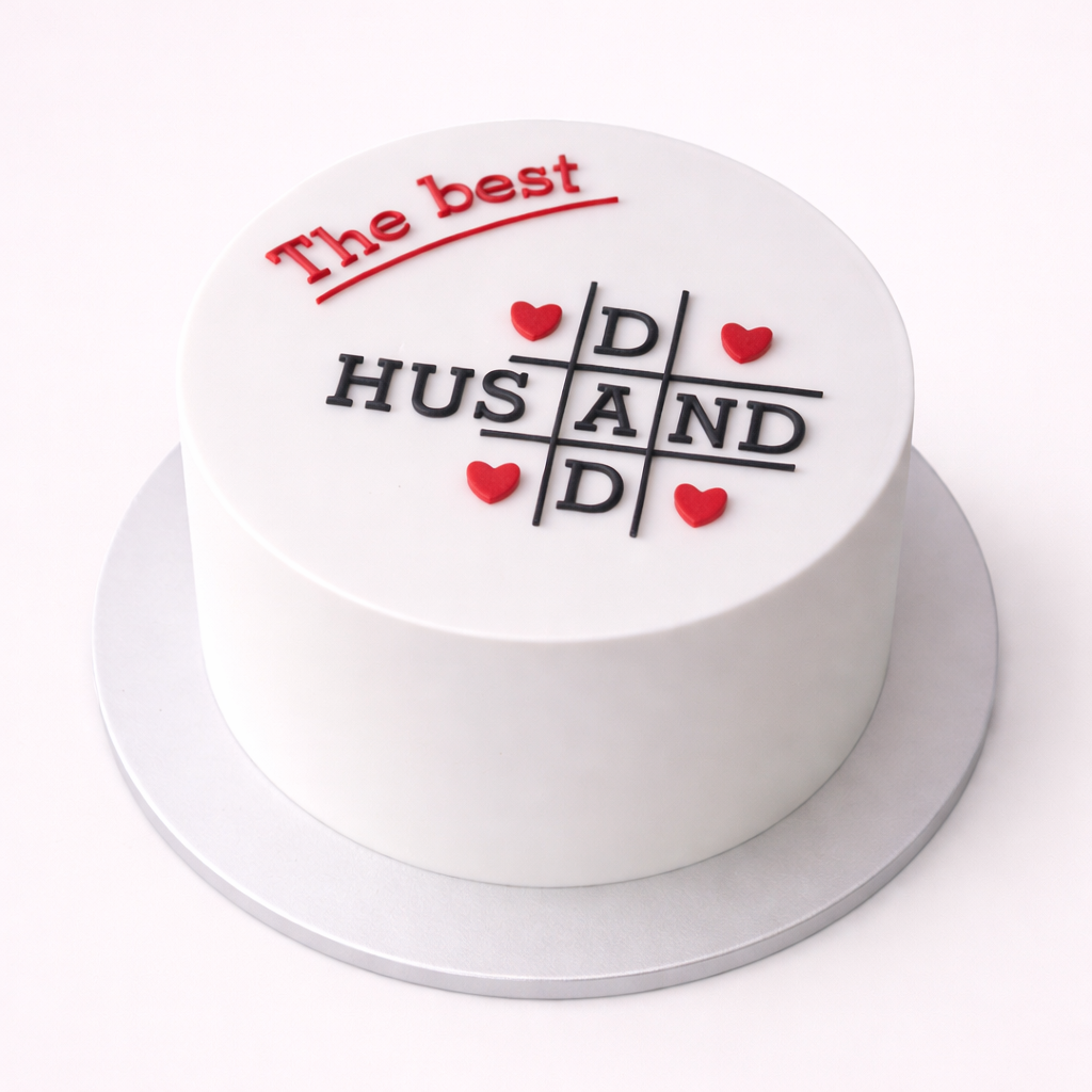 Modern Love Grid Cake