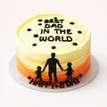 Best Dad Silhouette Cake