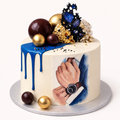 Midnight Luxe Drip Cake