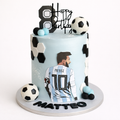 Football Star Celebration Cake