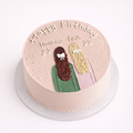Best Friend Portrait Cake