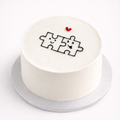 Puzzle Love Cake