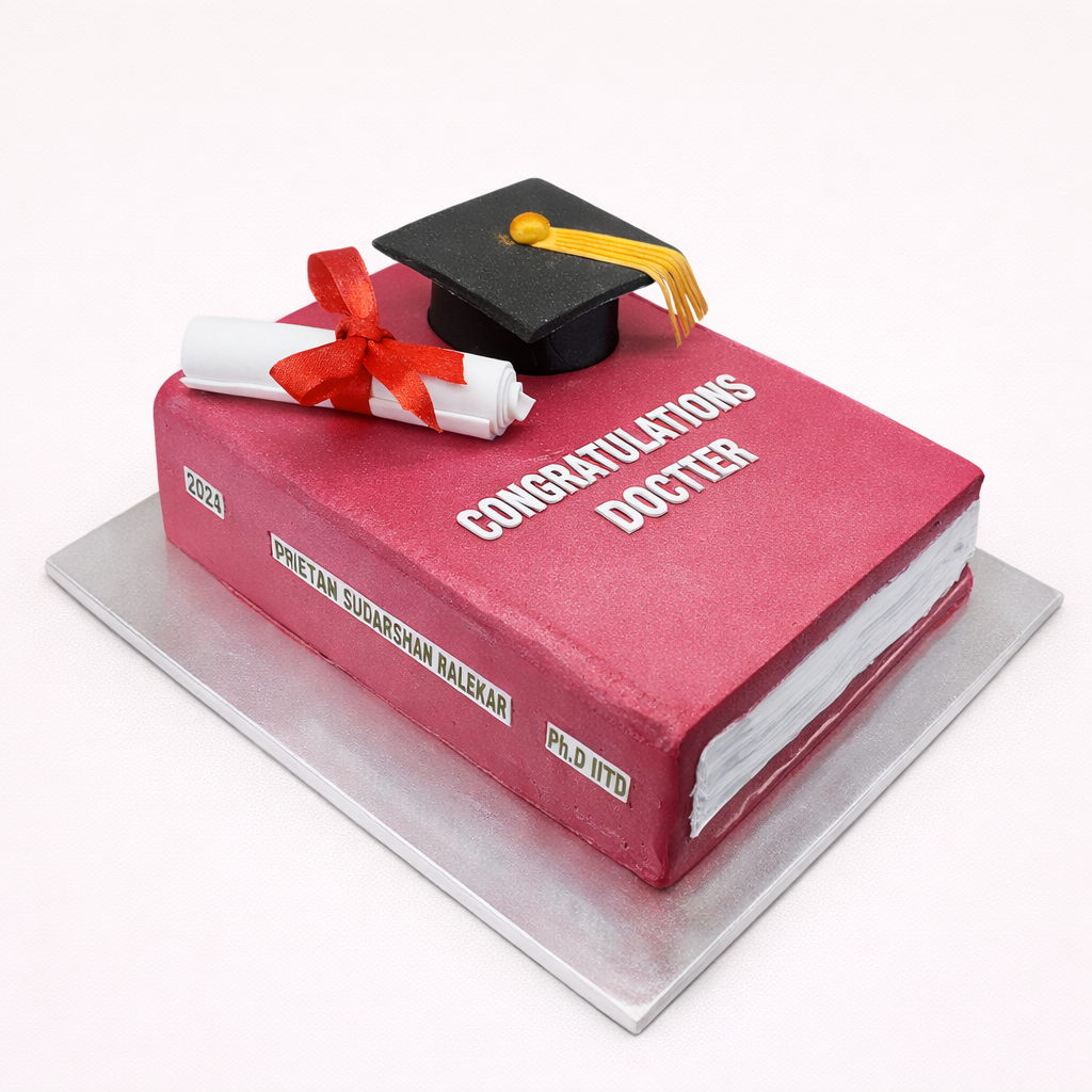 Graduation Book Theme  Cake