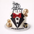 Tuxedo Birthday Cake