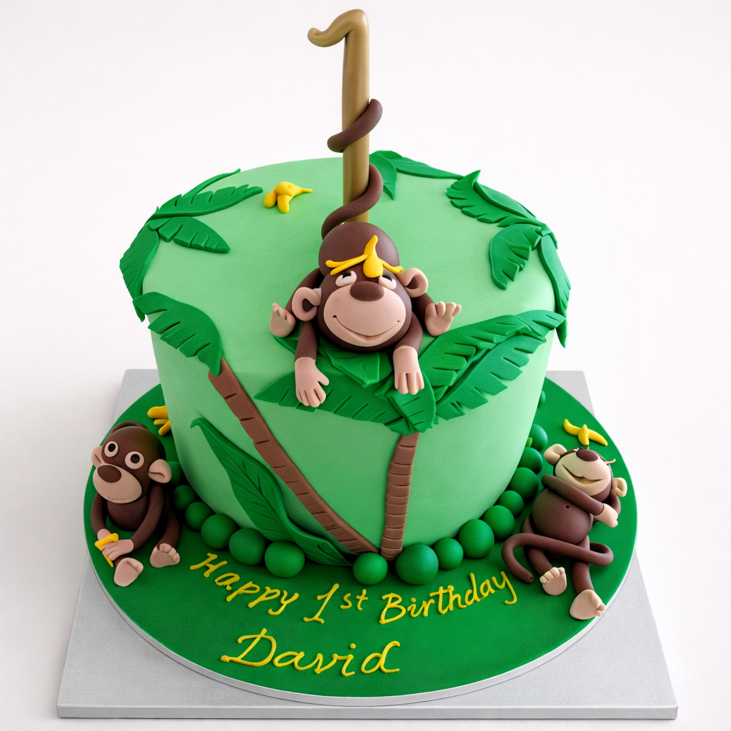 Jungle Monkey Cake