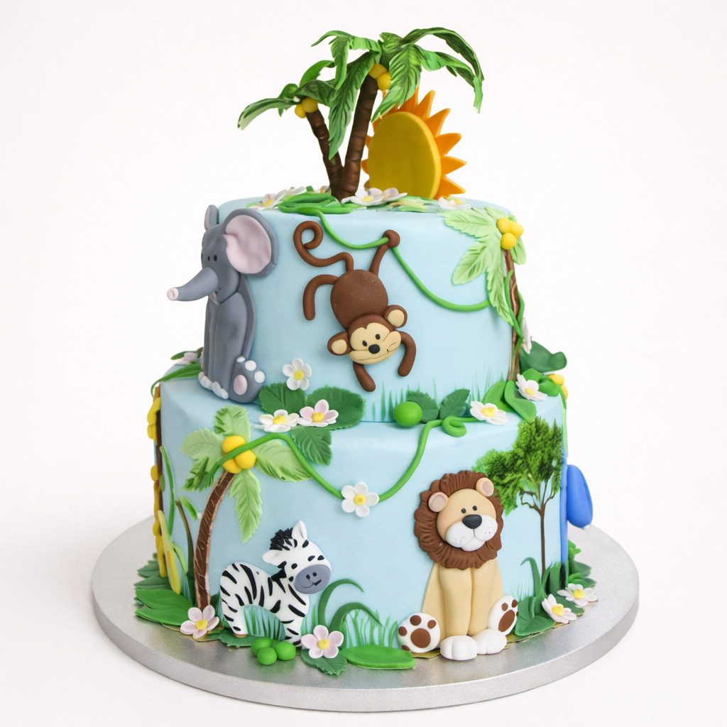 Wild Safari Adventure Cake