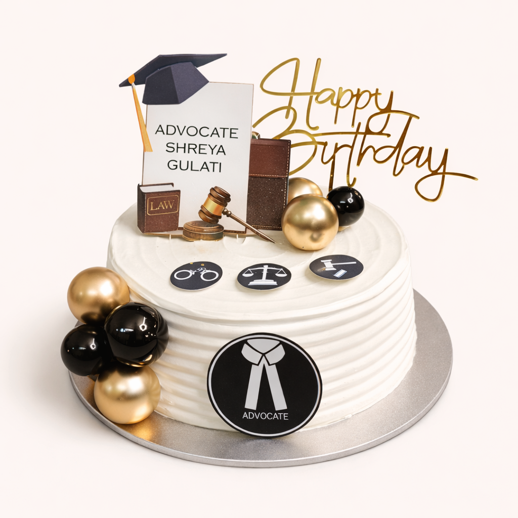 Legal Elegance Cake