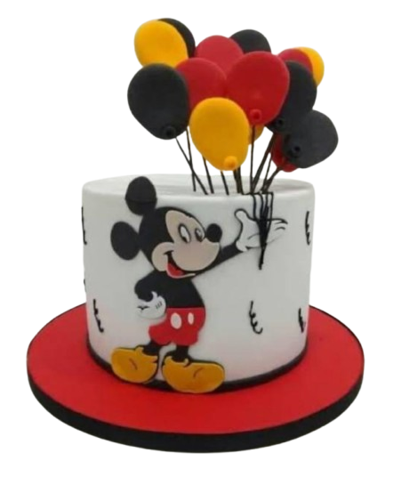 Mickey Balloon Theme Cake