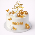 Golden Mom Celebration Cake