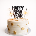 Golden New Year Cake