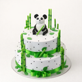 Panda Bamboo Cake