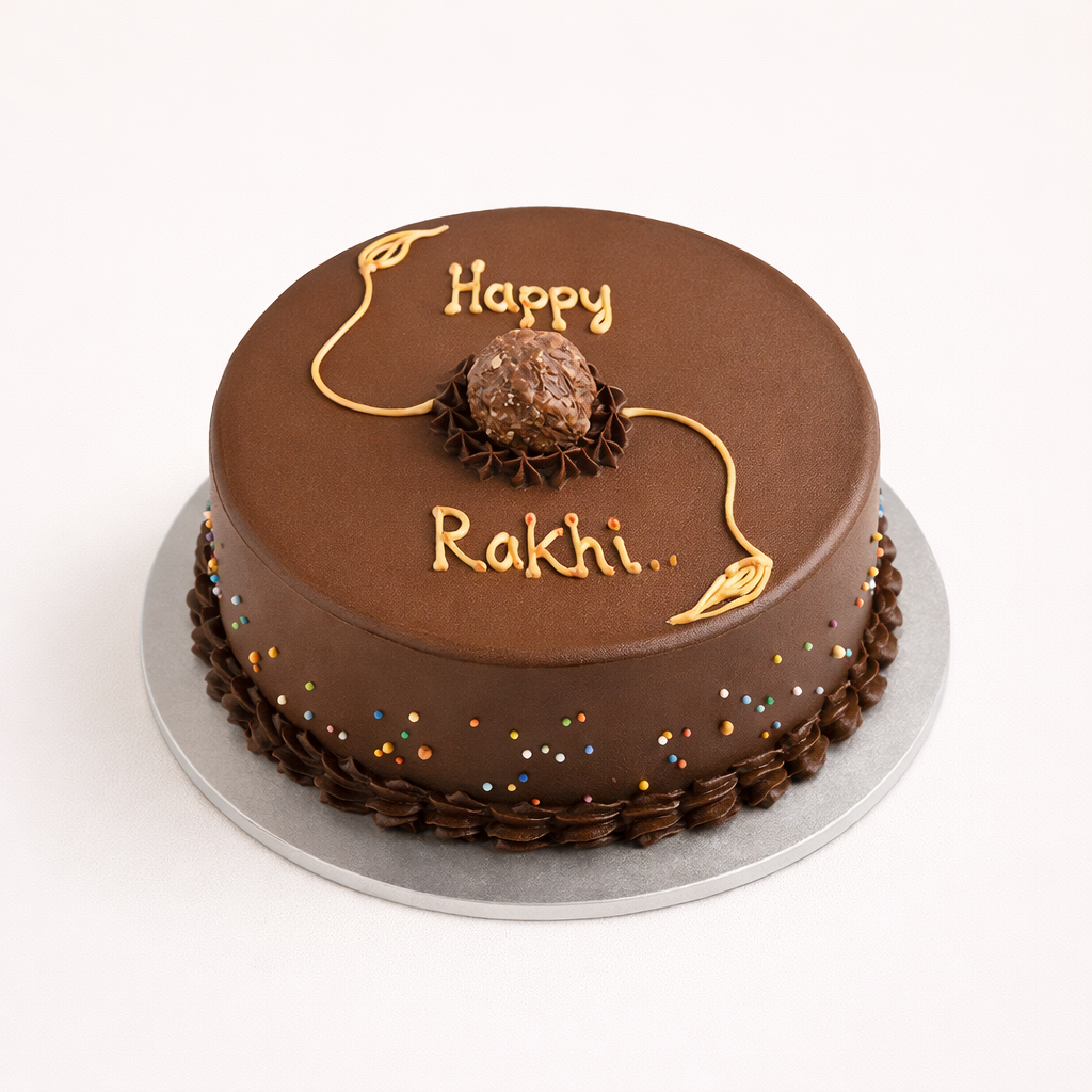Chocolate Rakhi Celebration Cake