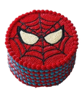 Spidey Face Cake