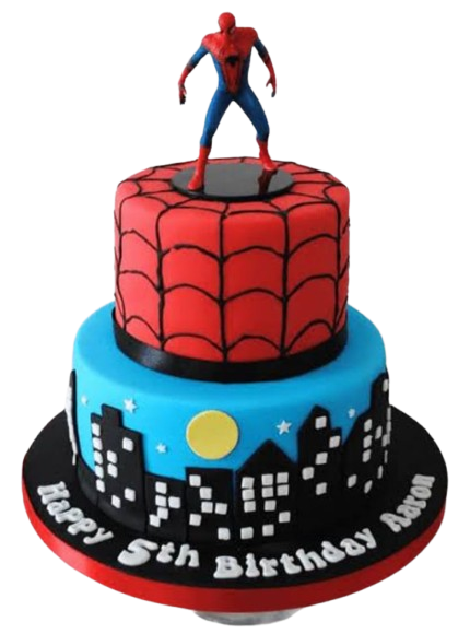 Spiderman Cakes 4
