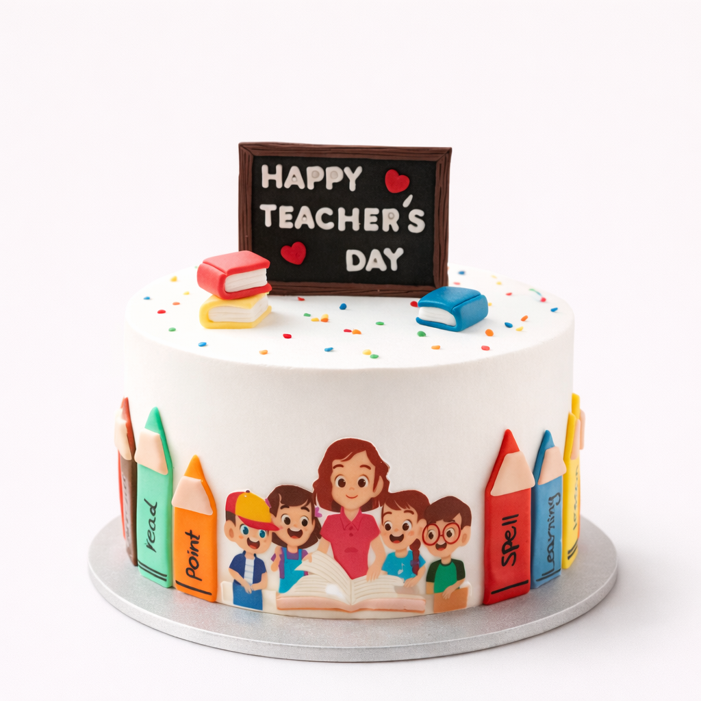 Teachers Day Celebration Cake