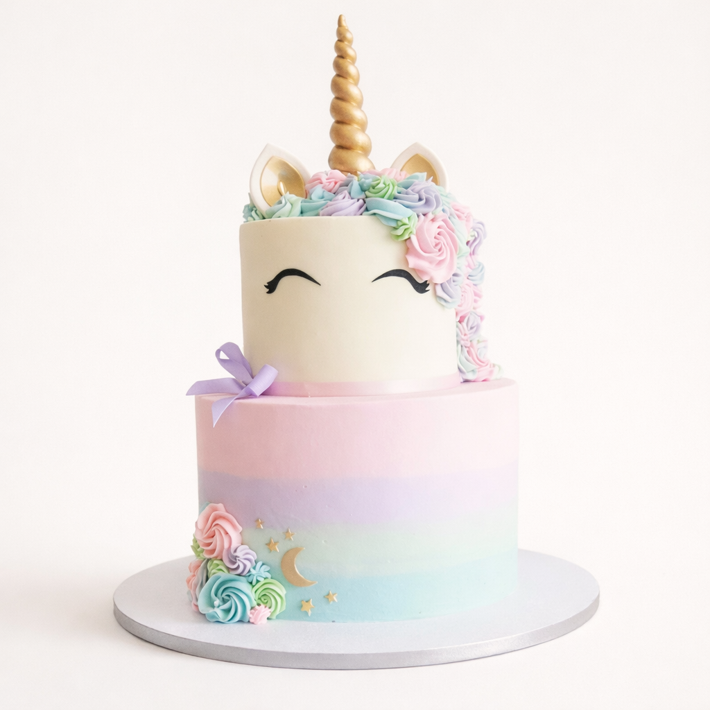 Pastel Unicorn Cake