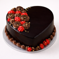 Chocolate Heart Elegance Cake