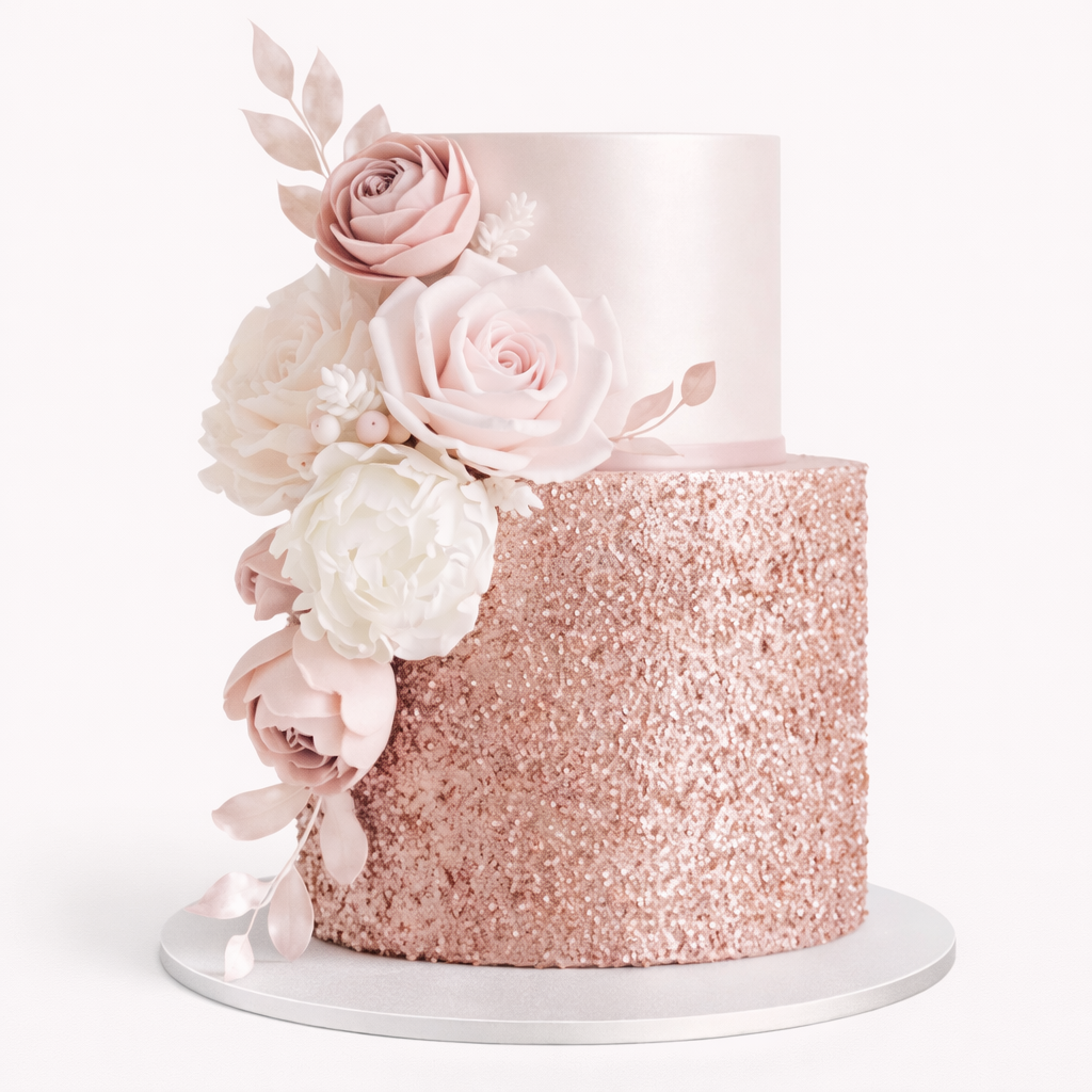 Glitter Bloom Cake